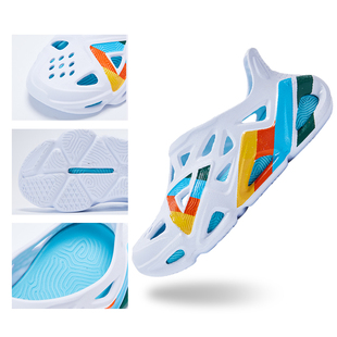 匹克态极洞洞鞋童鞋儿童拖鞋男大童夏季沙滩鞋子透气防滑包头凉鞋