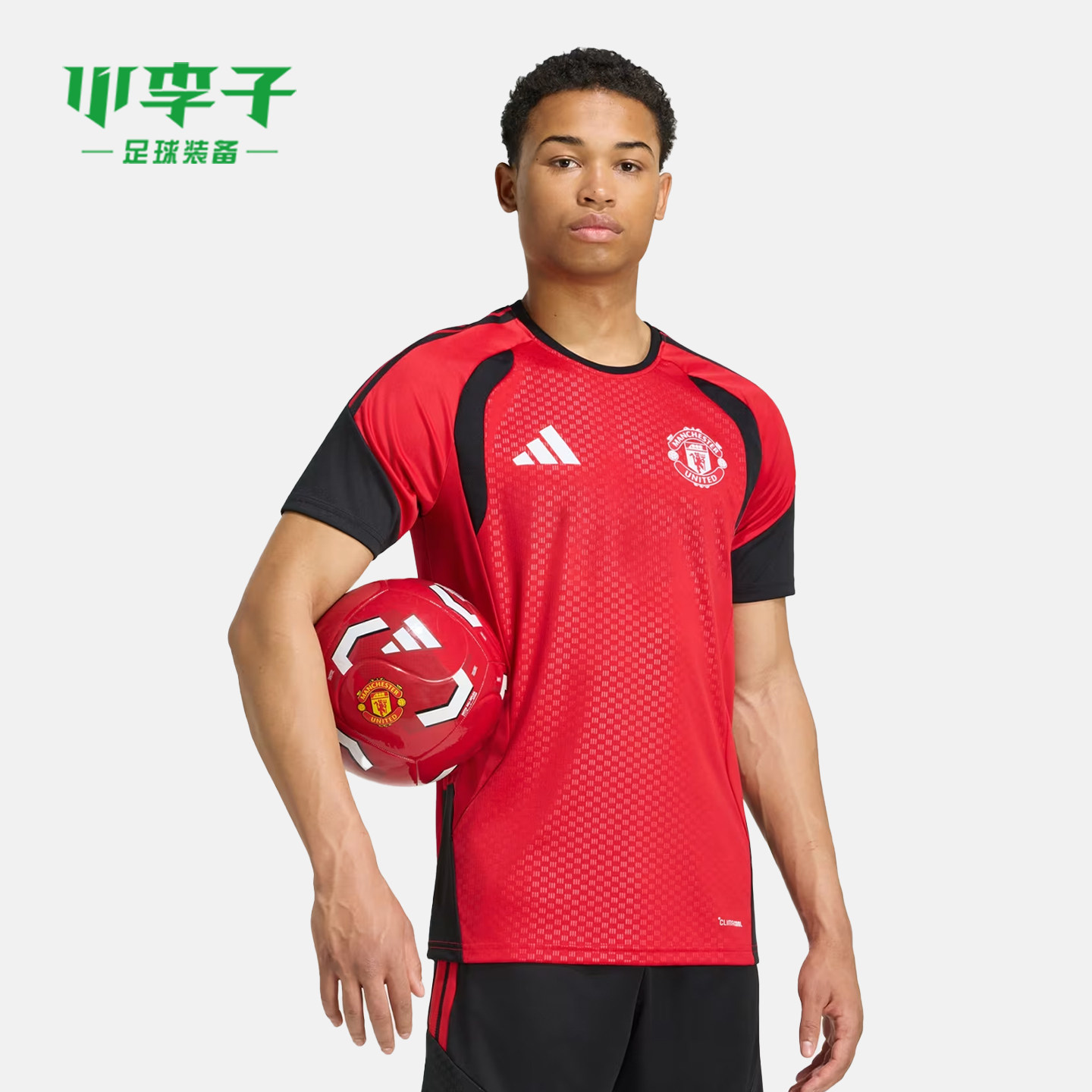 小李子ADIDAS阿迪达斯国内联赛曼联球迷版短袖训练服成人男KC4872