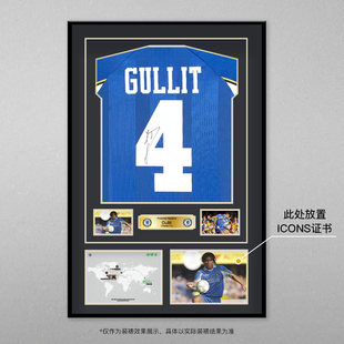 小李子:古力特亲签切尔西1998ECWC复古主场球衣（含ICONS证书）