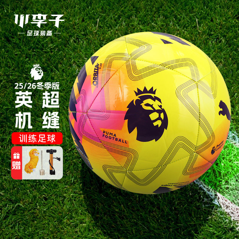 小李子彪马联赛5号机缝训练球