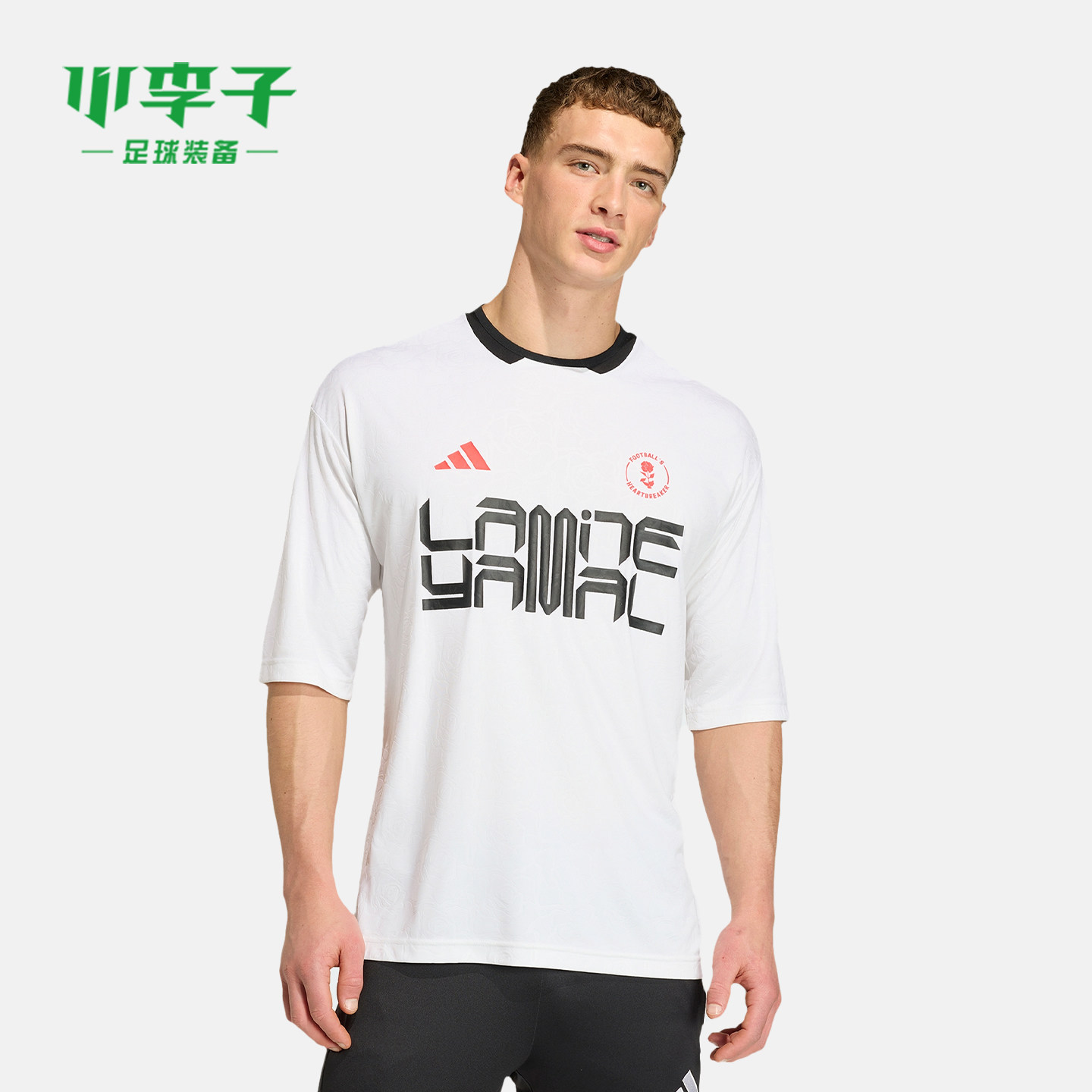 小李子ADIDAS阿迪达斯亚马尔签名系列运动休闲球衣成人男KD6432