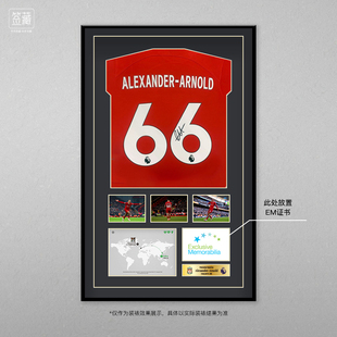 小李子:阿诺德亲签利物浦23/24主场签名球衣收藏品（含EM证书）