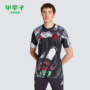 小李子ADIDAS阿迪达斯曼联球迷版 训练服成人男KA6419 热身短袖
