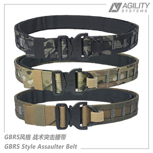 GBRS风格战术突击腰带 铸造眼镜蛇扣 MOLLE系统战术腰封MC迷彩RG