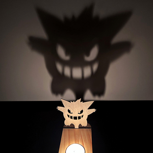 耿鬼光影烛台恶搞怪愚人节礼物宝可梦周边香薰蜡烛生日送男生女生