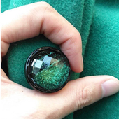 树脂纽扣女毛呢羊绒外套大衣毛衣大黑色圆形装 饰扣子服装 辅料