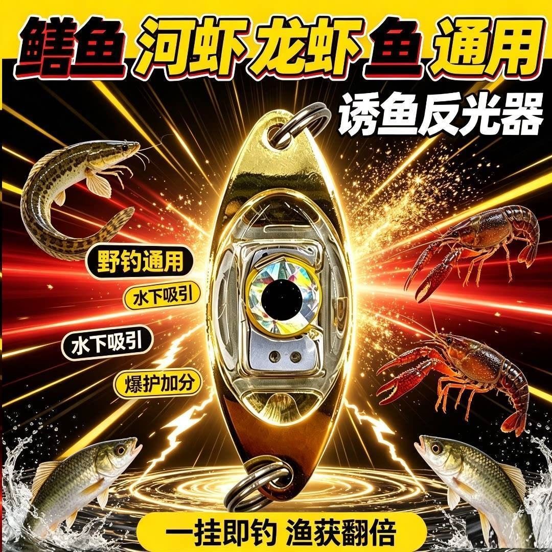 声呐声波诱虾河虾龙虾诱地甲鱼笼