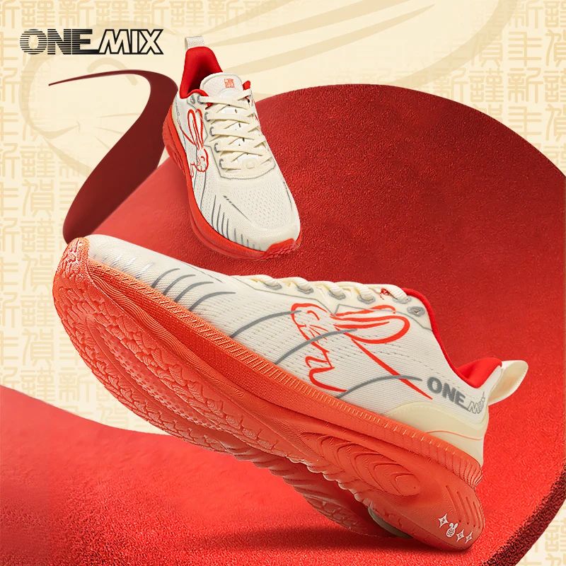 ONEMIX 2024 New Sneakers Buffer Running Shoes Heavyweight Ru