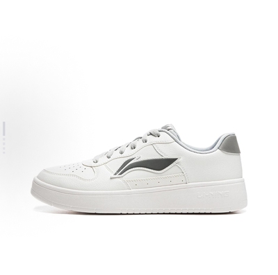 李宁板鞋男鞋低帮厚底增高小白鞋潮流运动休闲鞋 【浮舟】