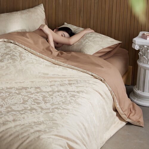 轻奢高级感纯棉提花床品套件