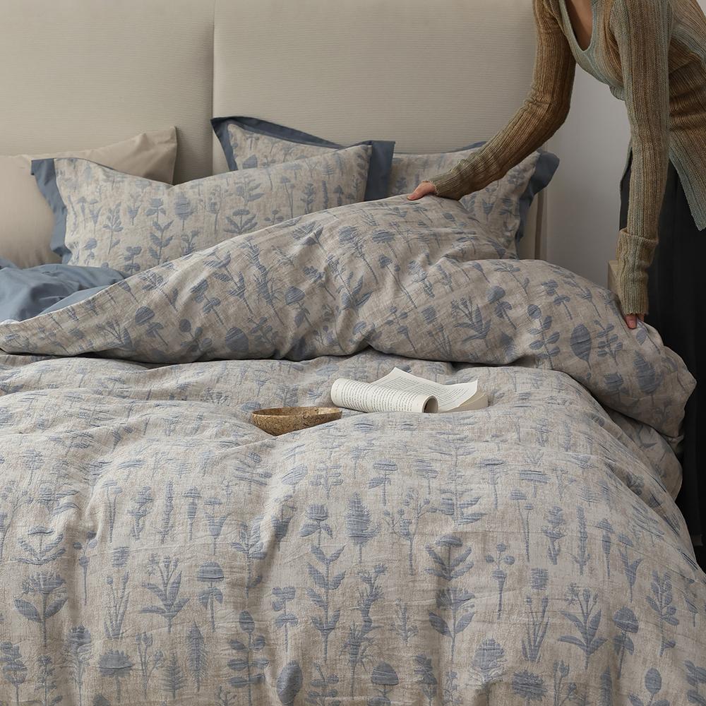 复古风高级感四件套床笠床单