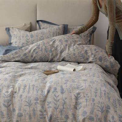 复古风高级感四件套床笠床单