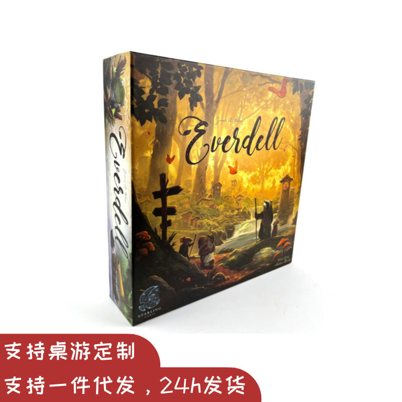 英文版Games Warehouse】Everdell Retail Edition仙境幽谷桌游图片