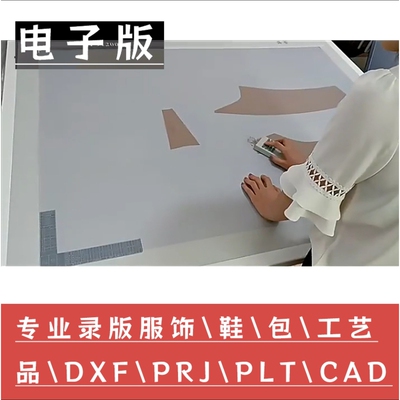 读图仪扫描服装纸样鞋帽样电子文件读纸样扫描放码DXF/PRJ/CADPLT