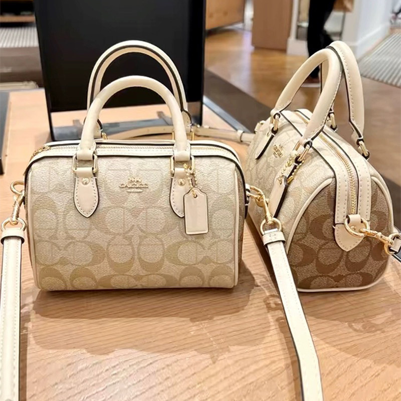 蔻家正品真皮百搭枕头包