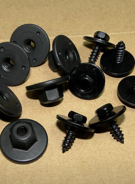 宝马123456系7系X1X2X3X4X5X6MINI前后轮罩底板后保险杠螺母螺丝