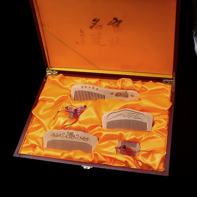 常州特产礼物黄杨木梳国风伴手礼