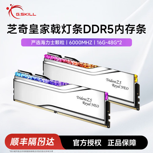 芝奇皇家戟DDR5灯条EXPO系列