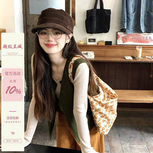 iuui·le 原创橘黄花帆布包女2024新款夏斜挎手提大容量单肩爆款