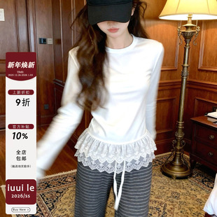 iuui·le 字字凝霜魄 12.26 冻砚呵寒章 白色蕾丝打底衫