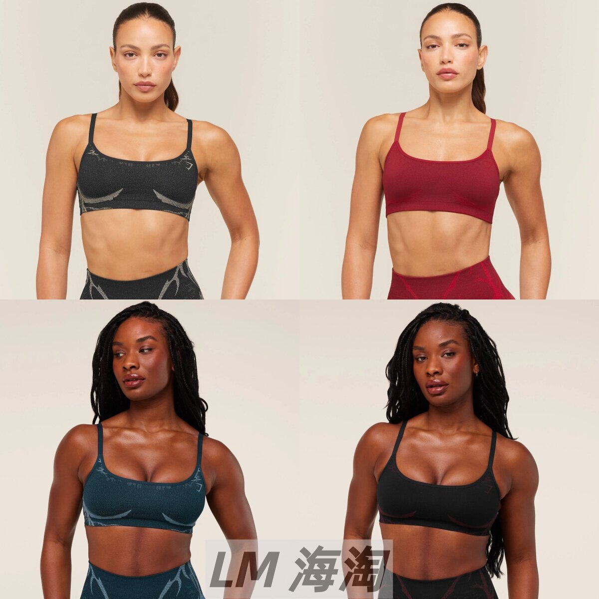 正品代购GYMSHARK Storm风暴修身内衣网眼健身训练透气女运动文胸