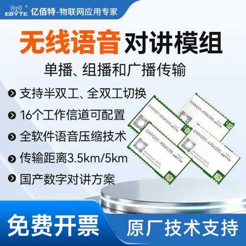 470/868/915M无线语音传输模块