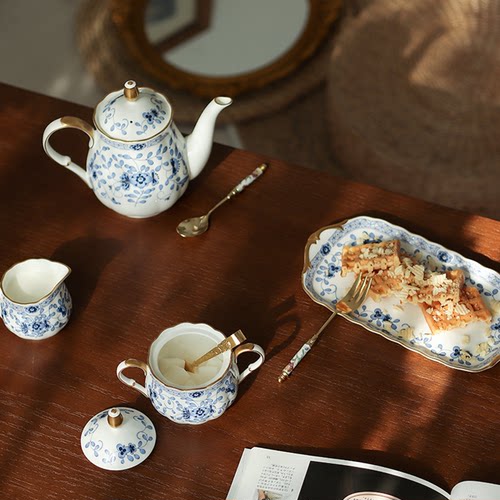 日本narumi鸣海米兰系列骨瓷茶具