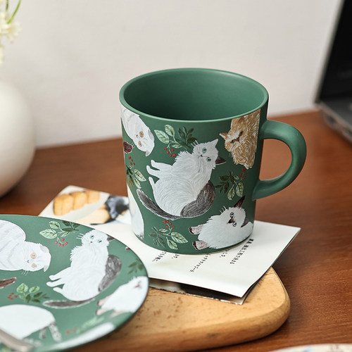 松尾美雪陶瓷马克杯点心盘餐具