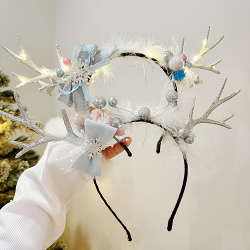 在逃公主鹿角发箍小鹿头箍发卡女