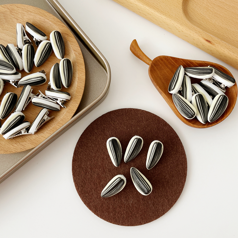 在逃公主瓜子发夹发卡卡子边夹女