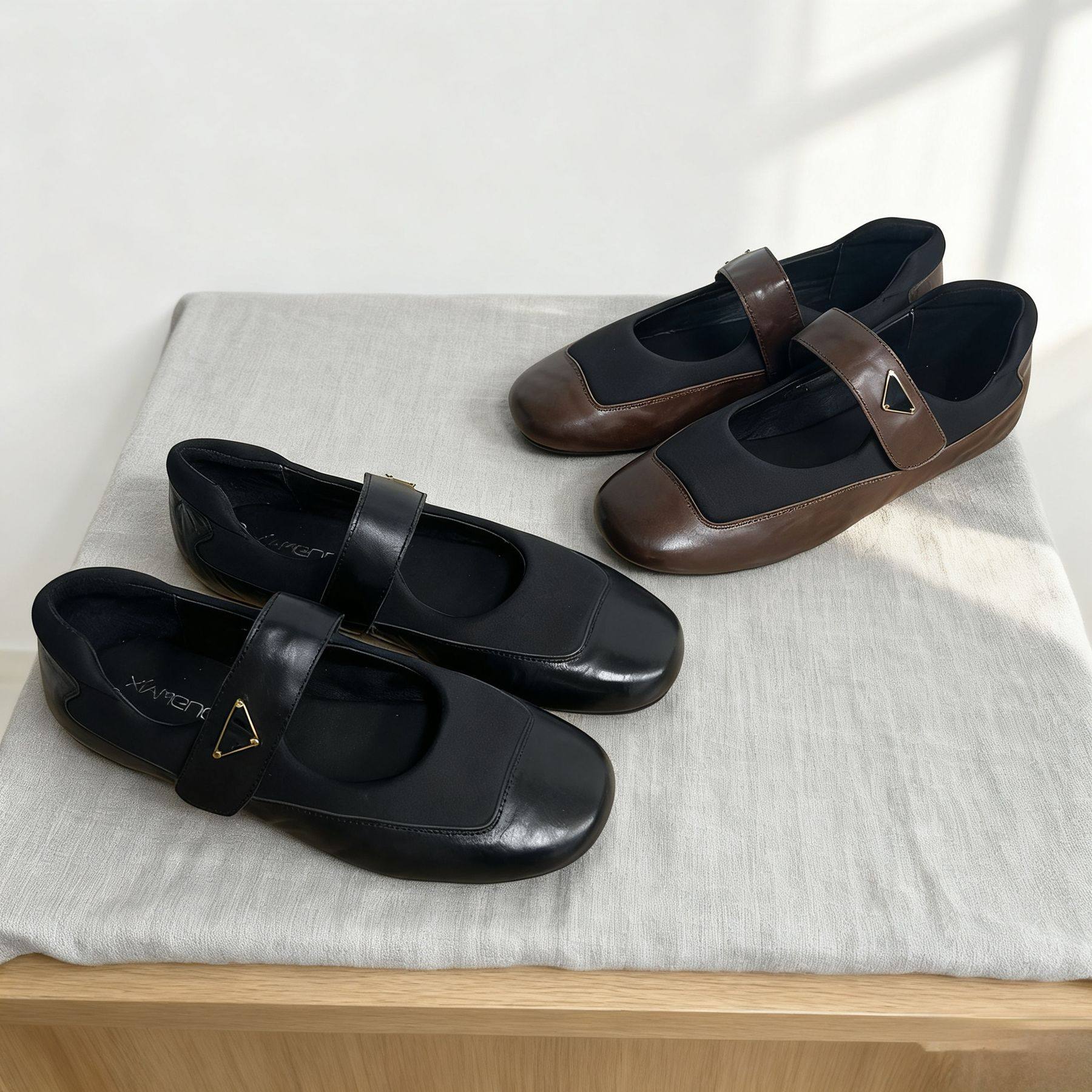 牛皮玛丽珍鞋女芭蕾舞单鞋平底软皮舒适百搭低帮鞋,女鞋,玛丽珍鞋,淘宝优惠券,粉丝福利购,淘宝优惠卷