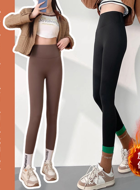 小个子八分压力瘦腿瑜伽芭比九分鲨鱼裤女外穿春秋新款灰色打底裤