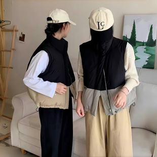 坎肩马夹外穿棉背心加厚棉衣外套 胖mm大码 爆款 棉服马甲女新款 时尚