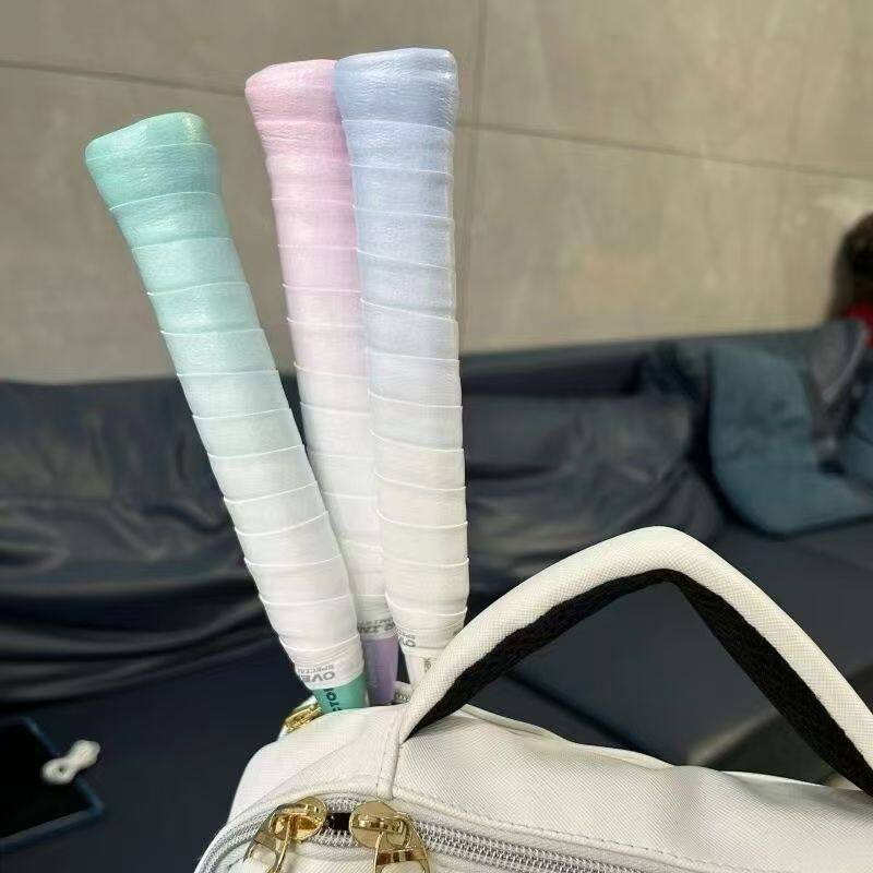 羽毛球拍手胶渐变色泡泡胶高颜值减震吸汗防滑舒适缠带比赛专用