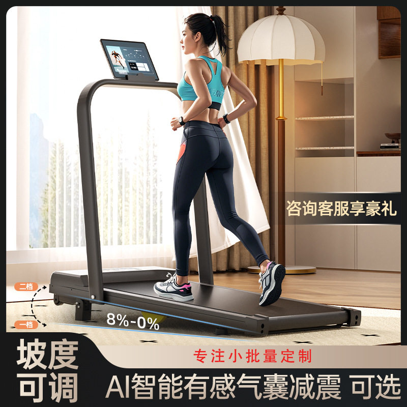 德国平板跑步机可折叠走步机家用