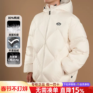 【反季清仓】VANS范斯男款秋冬羽绒服潮流休闲保暖连帽夹克外套男