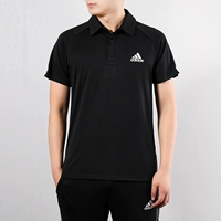 Adidas Adidas Men 2019 Mùa hè Mới Chính hãng Áo sơ mi POLO thông thường Áo thun ngắn tay thoáng khí DU0856 - Áo polo thể thao áo polo tay dài