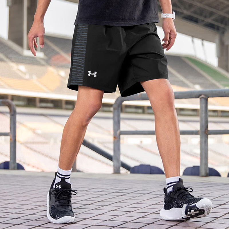 thumbnail for Ua under Armour Quick-Drying Shorts for Men, Genuine Summer Running Training Breathable Casual Five-Point Sports Shorts for Men