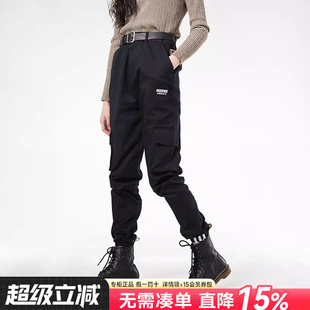 长裤 阿迪达斯三叶草工装 女GD3071 收口休闲裤 官方旗舰正品 裤 女春季