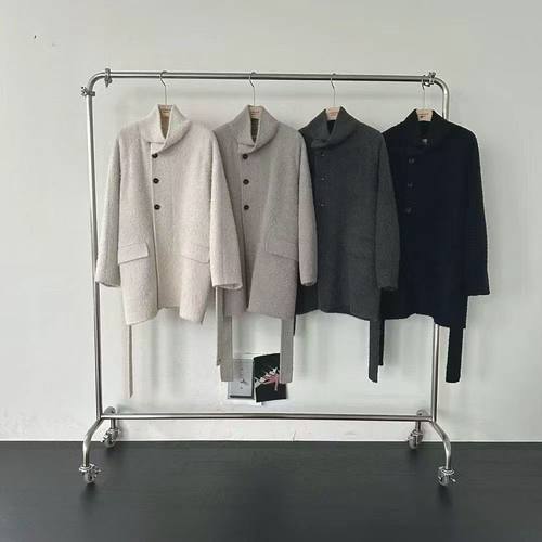 正品现货冬季韩东大门lamagie femme苏力羊驼绒腰带排扣羊绒大衣