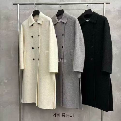 正品现货冬季韩东大门mute苏力羊驼绒羊绒中长款baby羊崽绒大衣