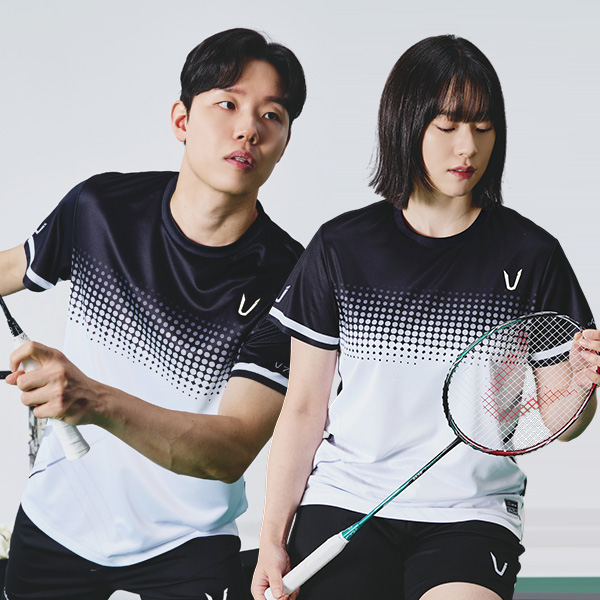 2025秋冬新款Technist韩国羽毛球服男女运动速干透气短袖上衣T18