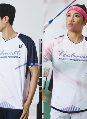 2025秋冬新款Technist韩国羽毛球服男女运动速干透气短袖上衣T14
