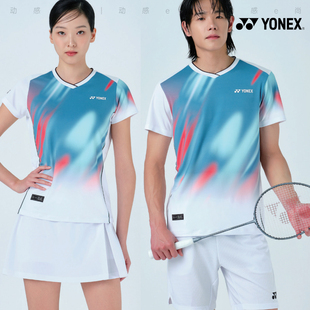 2025春夏新款 速干运动T恤7 YONEX尤尼克斯韩国羽毛球服短袖 男女款