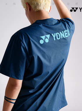2025春夏新款YONEX尤尼克斯韩国羽毛球服短袖男女同款运动休闲T58