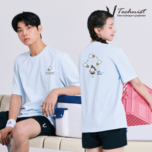 2026春夏新款Technist韩国羽毛球服男女同款运动短袖休闲上衣T73
