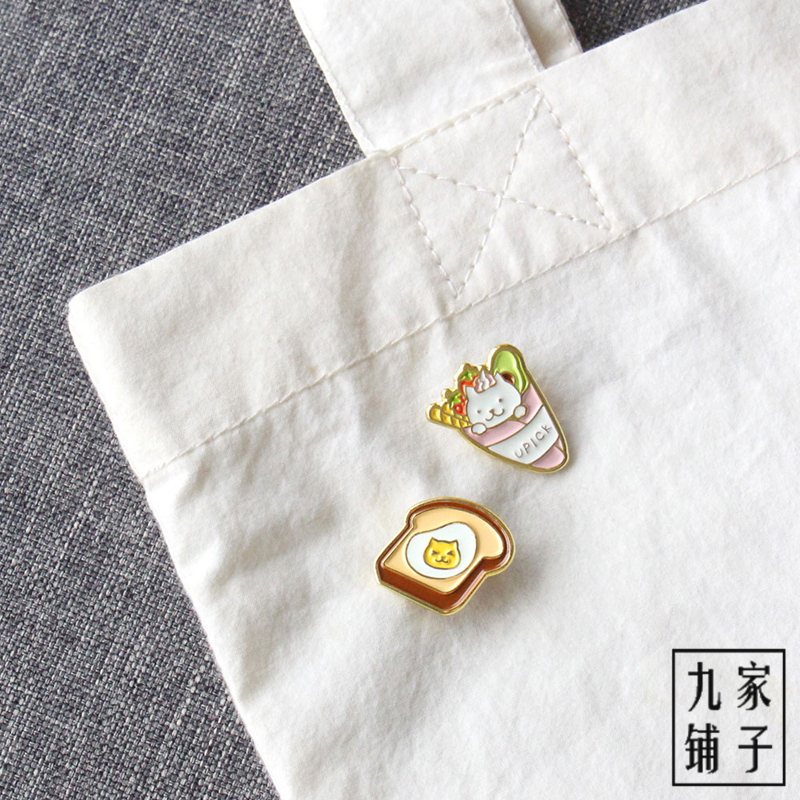 原创设计风ins猫咪胸针衣服配饰