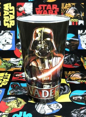 美国进口星球大战starwars黑武士达斯维达vade玻璃随手水杯马克杯