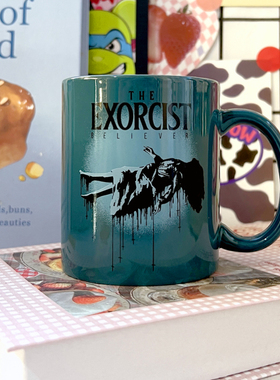 EXORCIST驱魔人电影主题文创IP周边陶瓷马克杯印花咖啡杯水杯
