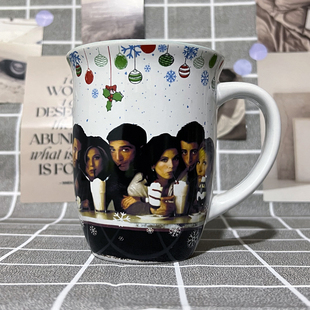 美国进口美剧老友记friends马克陶瓷碗杯咖啡杯子潮周边实用礼物